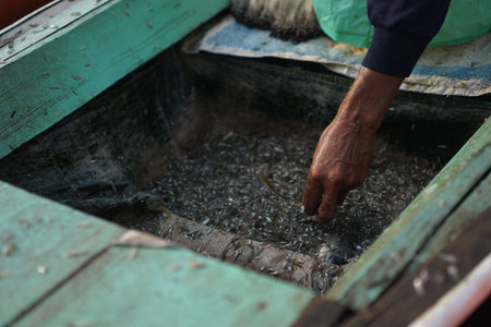Malang, Indonesia - December 19, 2019 : The Story of Fisherman from Malang, Indonesia