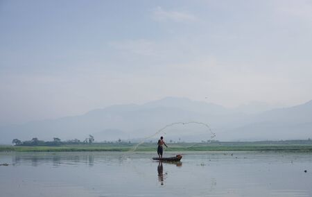 Malang, Indonesia - December 19, 2019 : The Story of Fisherman from Malang, Indonesiaのeditorial素材