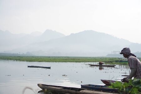 Malang, Indonesia - the Fishermanのeditorial素材