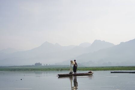 Malang, Indonesia - December 19, 2019 : The Story of Fisherman from Malang, Indonesiaのeditorial素材