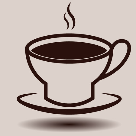 Coffee cup. Coffee cup icon.のイラスト素材