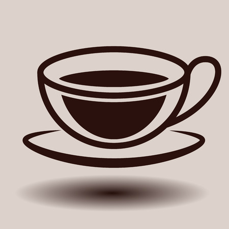 Coffee cup icon.のイラスト素材