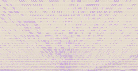 A high-speed visual acceleration of binary code clusters originating from a central horizon point....