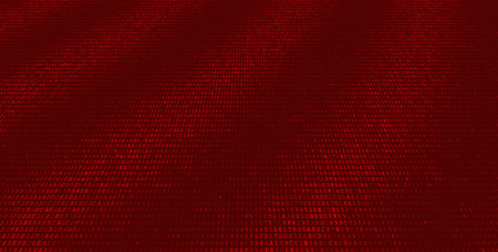 A dense and meticulous field of binary symbols covering the entire digital canvas. This textured...