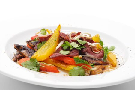Fillet of Duck Breast with Vegetablesの写真素材