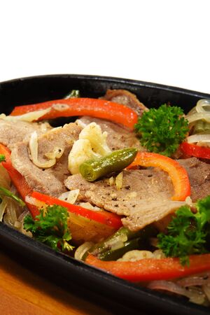 Japanese Cuisine - Beef with Vegetablesの写真素材
