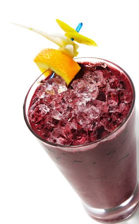 Smoothie - Bilberries with Cranberriesの写真素材