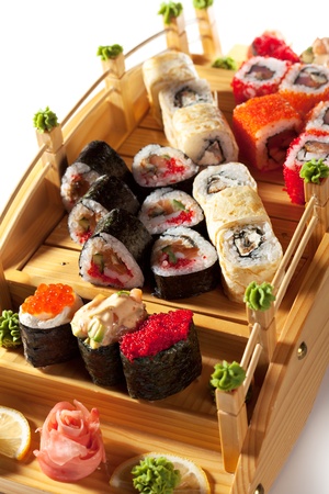 Japanese Cuisine - Sushi Setの写真素材