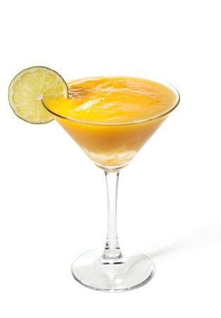 Mango with Apple Frozen Cocktailの写真素材