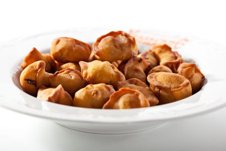 Deep Fried Dumplings Bowlの写真素材