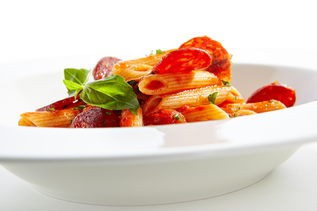 Italian Pasta with seafoodの写真素材