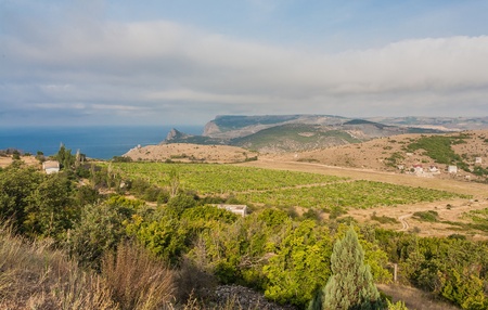 View to Cembalo fortress in Balaklava  Balaklava, Crimea, Ukraine の写真素材
