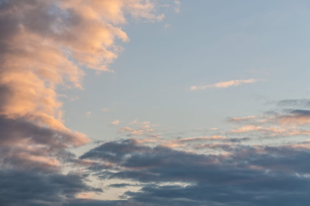 dramatic sky summer sunrise and clouds photo of