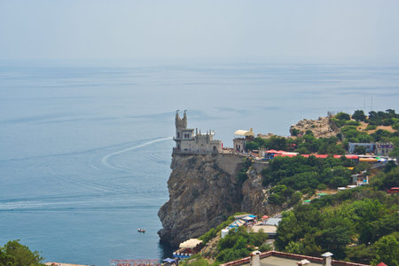 The well-known castle Swallow's Nest near Yalta