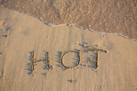 sunlight cloud and hot on beach. summer shotの写真素材