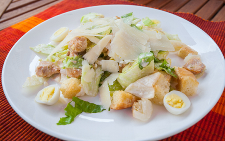 The Caesar saladの写真素材