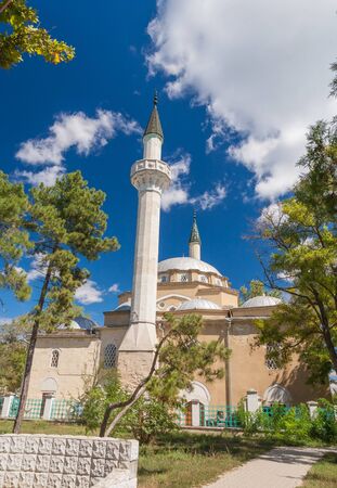 Crimea. Evpatoria, Juma-Jami Mosque Devlet Giray Khan founded in 1552の写真素材