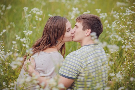 young couple in loveの写真素材