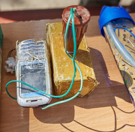 Disguised explosives controlled by phone. Weapons of war in Ukraine