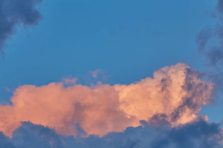 Sky blue sky background with clouds Sky with clouds
