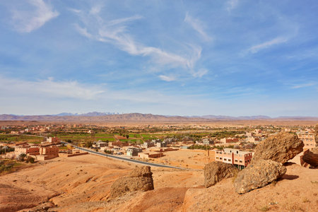 Road in the Atlas Mountains, south of Morocco