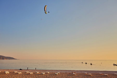 beautiful bay in Mediterranean sea in Turkey.の写真素材