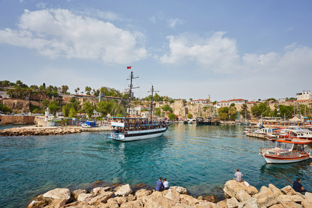 Old town Kaleici in Antalya, Turkey - travel backgroundの写真素材