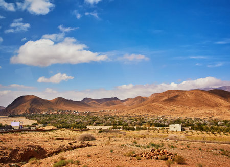 Moroccan cities located at mountainous area and countryside Morocco