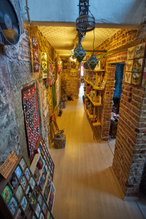 ISTANBUL, TURKEY - APRIL 23: Library coworking at the Grand Bazaar in Istanbul, Turkeyのeditorial素材