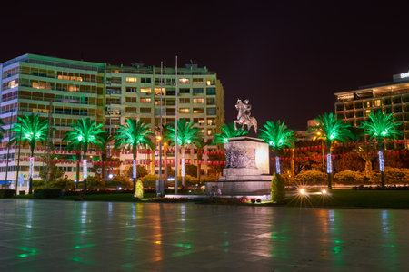 Izmir, Turkey - May 4, 2018: Republic Square Ataturk Monumentのeditorial素材