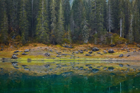 Carezza lake, Val di fassa, Dolomites Alps Italy