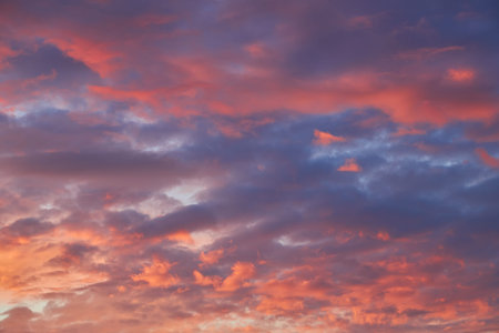Panorama sunset sky for background or sunrise sky and cloud at morning.