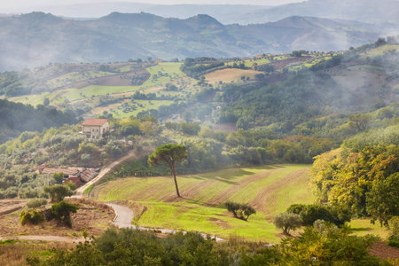 Buonalbergo, Italy. Journey to an Italian village rebuilt after an earthquake.