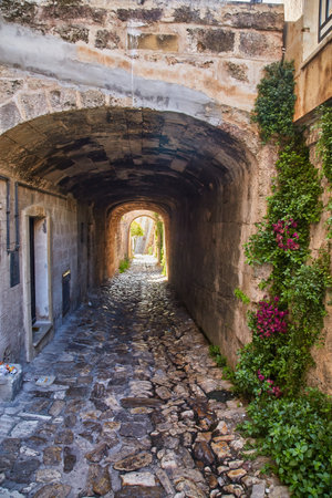 Polignano al mare - scenic small town in Puglia, Italyの写真素材