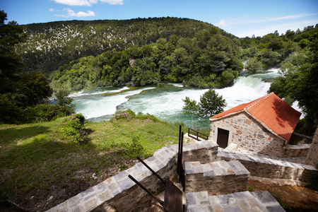 Beautiful landscape in Croatiaの写真素材