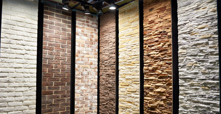 Background with a brick wall texture