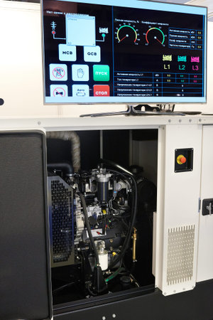 Electric generator with computer control