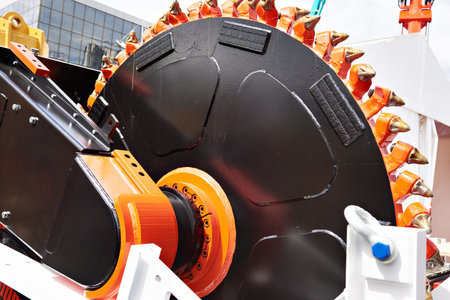 Disc rotor boring cutter construction machinery