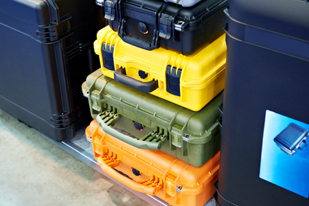 Protective cases for industrial tools and devicesの写真素材