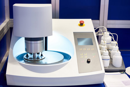 Automatic polishing and grinding machine on exhibition