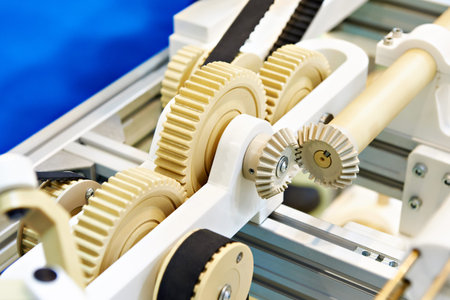 Model gear mechanism of machine