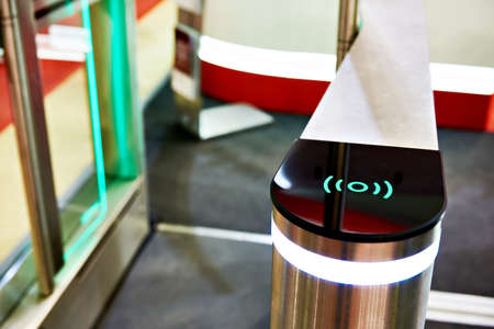 Analytics body position in space on modern security systemsの写真素材