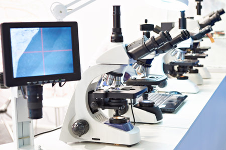 Modern chemical equipment for laboratoryの写真素材