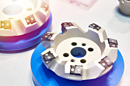 Heavy duty face mill on exhibition
