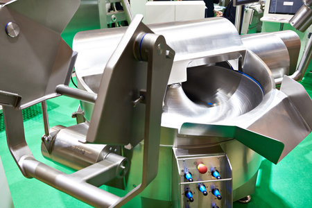 Bowl cutter for the production of sausage minced meat