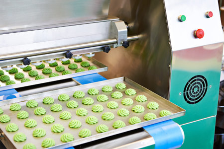 Production of confectionery on the conveyor