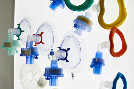 Medical Face Mask with bacterial and viral filtersの写真素材