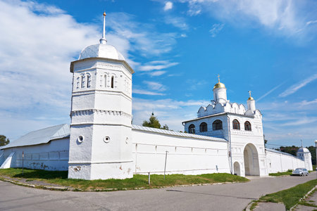 Holy Protection Nunnery in Suzdal, Russiaの写真素材