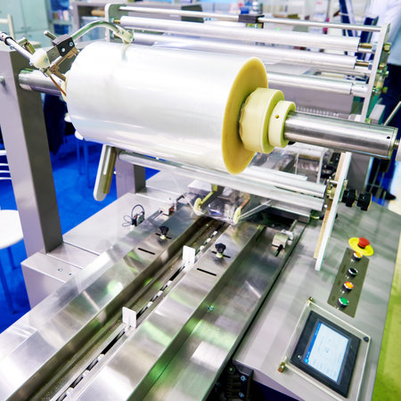 Packaging film equipment for the food industry at the exhibition