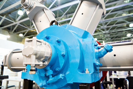 Piston compressor for gas filling stations methaneの写真素材